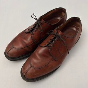 Allen Edmonds Leeds Mens Size 10 D Brown Leather Split Toe Oxford Dress Shoes